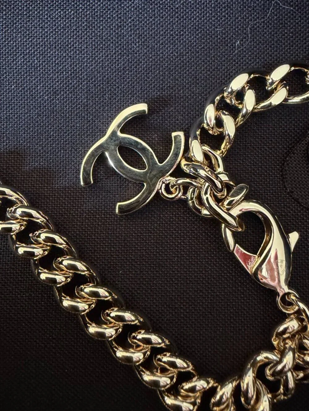CHANEL 2023 23P Coco Mark Cube Choker Necklace, FULL SET, KEPT UNUSED